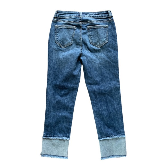 GB Girls Fringed Ceopped Denim - Picture 3 of 8